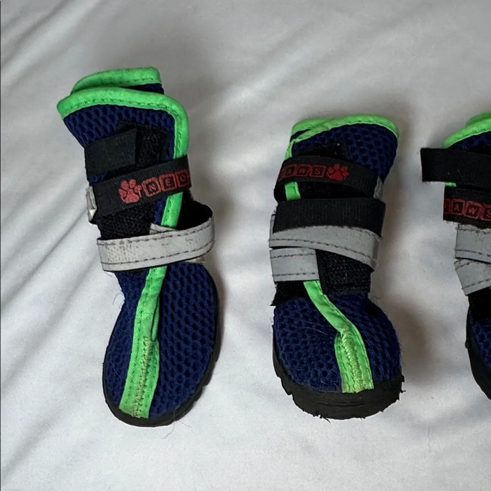 Neo-Paws Blue and Green Dog Boots